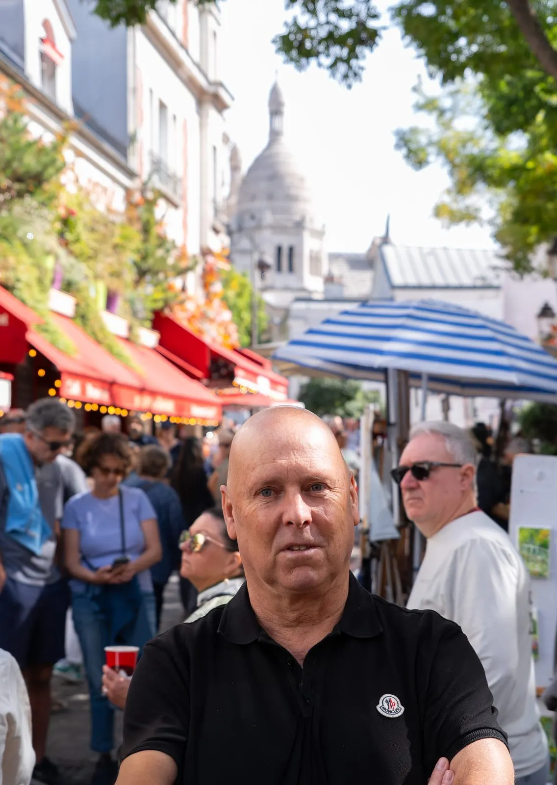 Peter van parijstips.nl bij de Sacré-Coeur in Montmartre